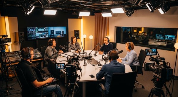 Studio podcast vidéo à Paris : la révolution des formats audiovisuels professionnels